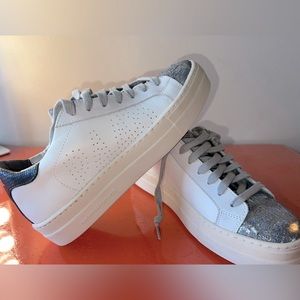 P448 Thea Lace Up Platform Sneaker